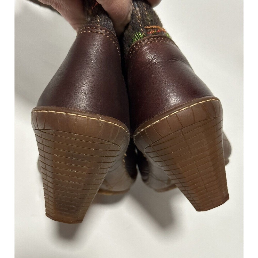 THE ART COMPANY COMFORT BOOTS ANKLE/MID CALF BROWN LEATHER /WOOL SZ 38 US 8 - Picture 12 of 16